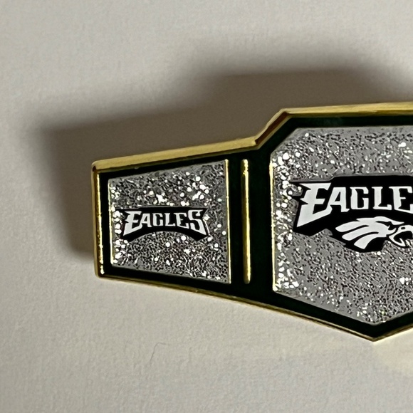 Philadelphia Eagles Championship Belt Hat Pin Hats Bag Football Fitted New Era - Picture 2 of 8